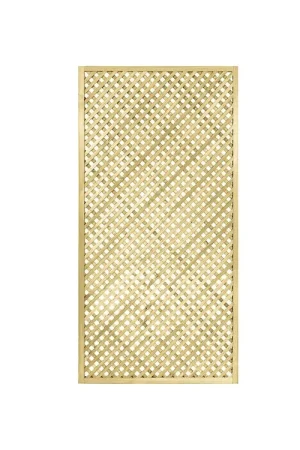 Vuren Trellis Scherm Diagonaal 180 x 90 cm Finale Uitverkoop